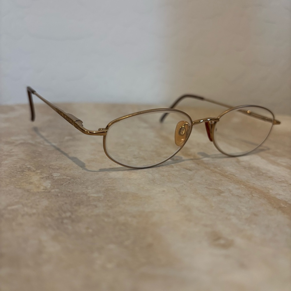 Jessica McClintock JMC103 gold metal oval eyeglasses